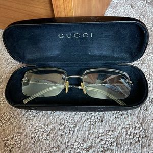 Gucci sunglasses - gradient lenses.  Comes with original case.